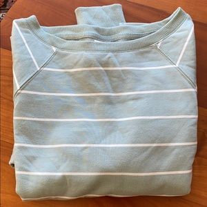 Pale green soft fleece top